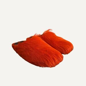 Size 11US - Marni Men's Fussbett Orange Slip-On Sandals